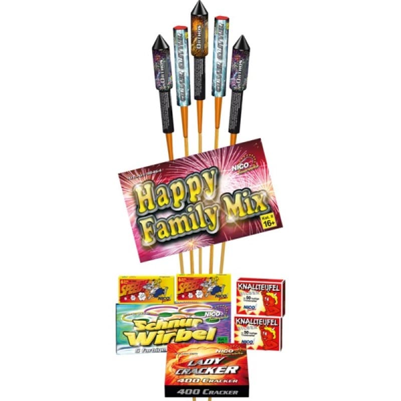 RAKETENBEUTEL HAPPY FAMILY MIX Feuerwerk kaufen in Frauenfeld - Felix Feuerwerk