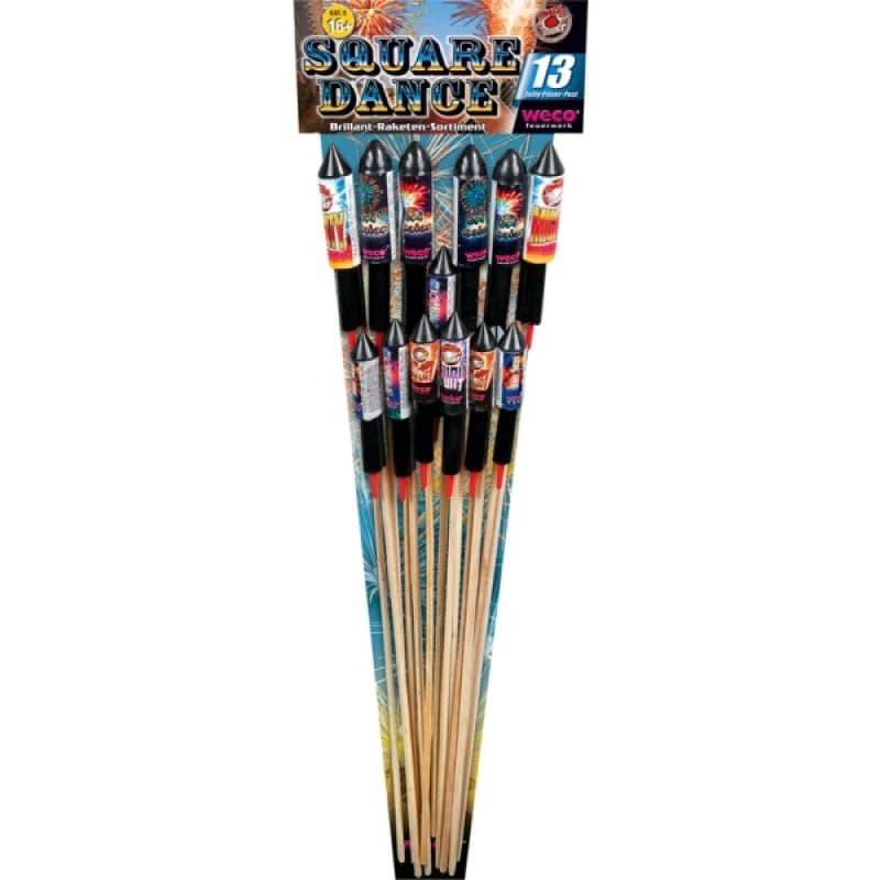 SQUARE DANCE 13 RAKETEN Feuerwerk kaufen in Frauenfeld - Felix Feuerwerk