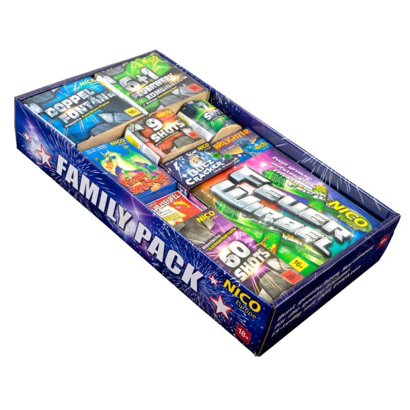 FAMILIY PACK BLAU XL-Sortiment Feuerwerk kaufen in Frauenfeld - Felix Feuerwerk