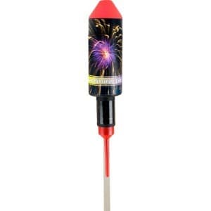 RAKETE GELBFLIMMER-LILA - Raketen mit Bukett-Effekten Feuerwerk kaufen Frauenfeld