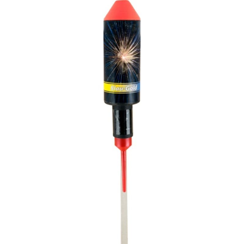 RAKETE BLAU-GOLD - Raketen mit Bukett-Effekten Feuerwerk kaufen Frauenfeld