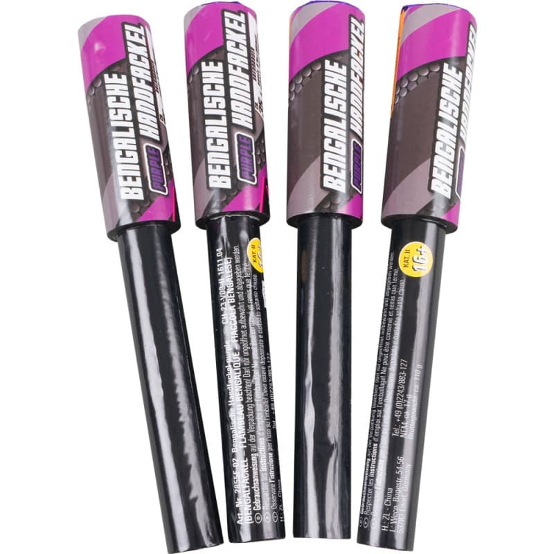 BENGAL. HANDFACKEL 4 X VIOLETT Feuerwerk kaufen in Frauenfeld - Felix Feuerwerk