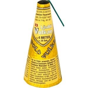 VULKAN GOLD        11cm/ 35Sek - Vulkane Zuckerstöcke Feuerwerk kaufen Frauenfeld