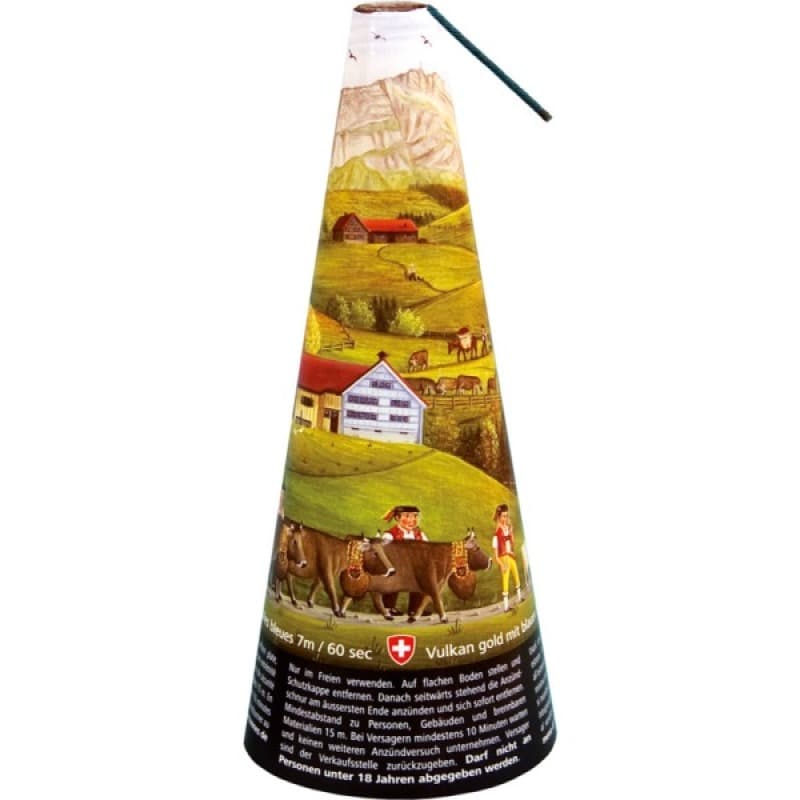 APPENZELLERVULKAN  22cm/ 60sek - Vulkane Zuckerstöcke Feuerwerk kaufen Frauenfeld