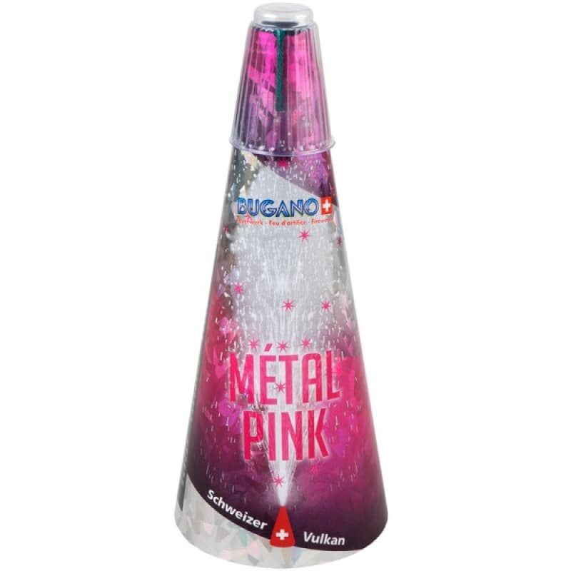 VULKAN METAL PINK  16cm/ 45sek - Vulkane Zuckerstöcke Feuerwerk kaufen Frauenfeld