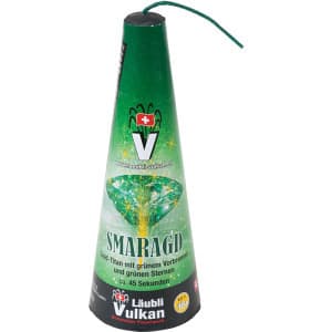 Grüner SMARAGD Vulkan 45 Sek. - Vulkane Zuckerstöcke Feuerwerk kaufen Frauenfeld