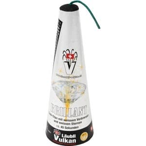Weisser BRILLANT Vulkan 45 Sek - Vulkane Zuckerstöcke Feuerwerk kaufen Frauenfeld