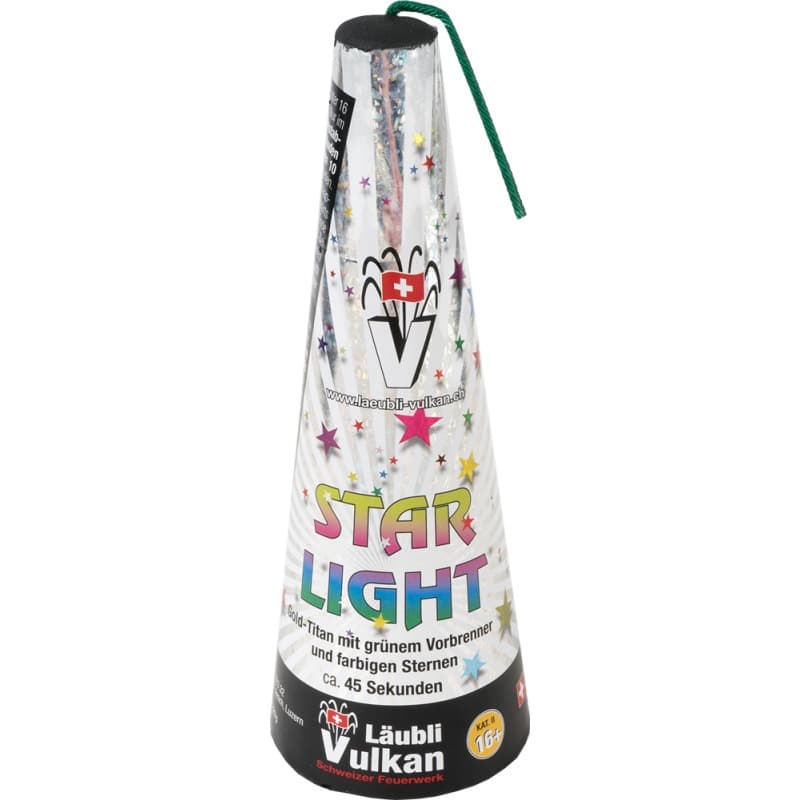Bunter STAR LIGHT Vulkan 45 S. - Vulkane Zuckerstöcke Feuerwerk kaufen Frauenfeld