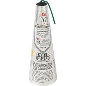VULKAN SILBER      16cm/ 45sek - Vulkane Zuckerstöcke Feuerwerk kaufen Frauenfeld