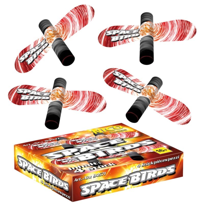 SPACE BIRDS 4er Schachtel Feuerwerk kaufen in Frauenfeld - Felix Feuerwerk