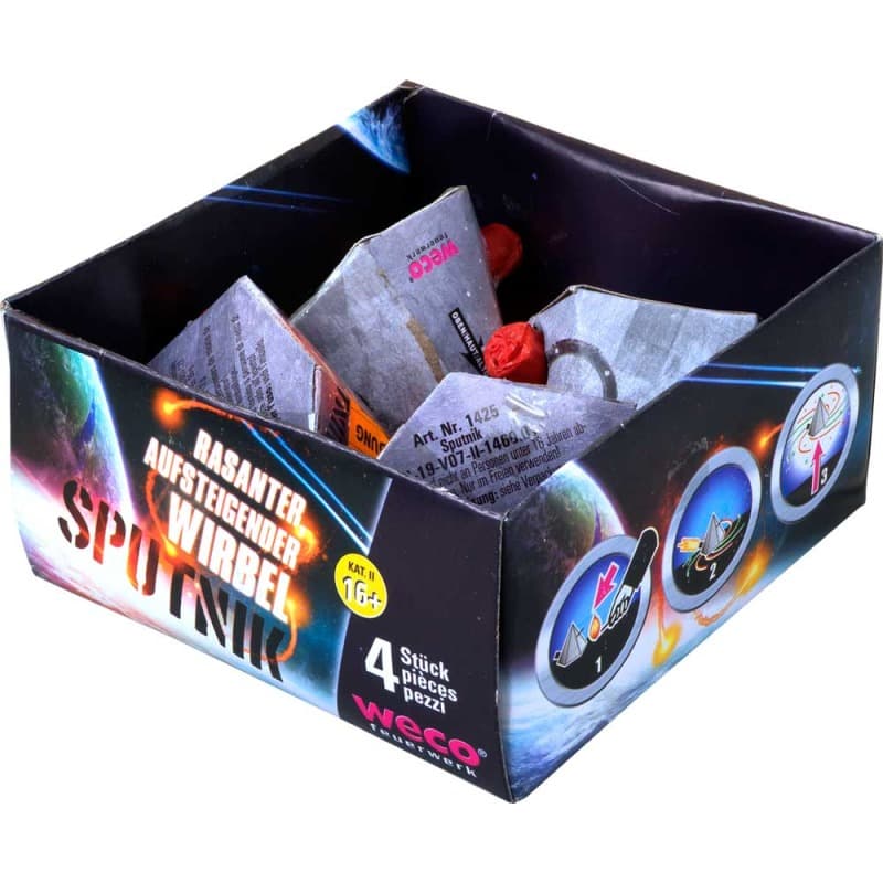 SPUTNIK 4er Schachtel - Sonnen und Wirbel Feuerwerk kaufen Frauenfeld