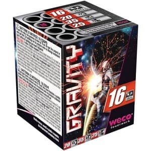 GRAVITY 16 Schuss 14mm - Batterien Töpfe Variationen Feuerwerk kaufen Frauenfeld