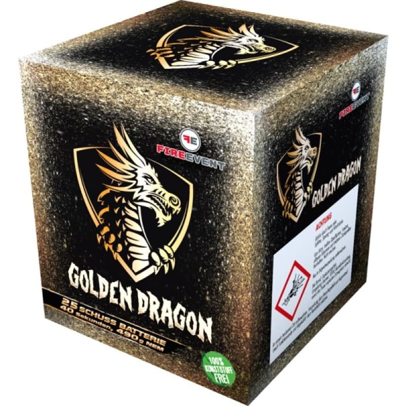 GOLDEN DRAGON 25 Schuss Gold Feuerwerk kaufen in Frauenfeld - Felix Feuerwerk