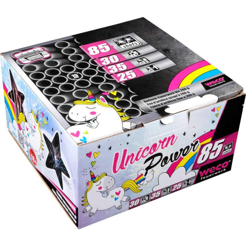 UNICORN POWER Batterie 85 Sch. Feuerwerk kaufen in Frauenfeld - Felix Feuerwerk