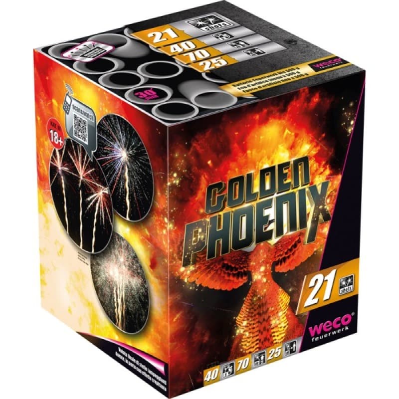 GOLDEN PHOENIX 21 Schuss - Batterien Töpfe Variationen Feuerwerk kaufen Frauenfeld