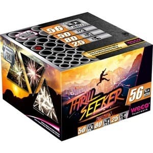 THRILL SEEKER 56 Schuss 50sek. - Batterien Töpfe Variationen Feuerwerk kaufen Frauenfeld