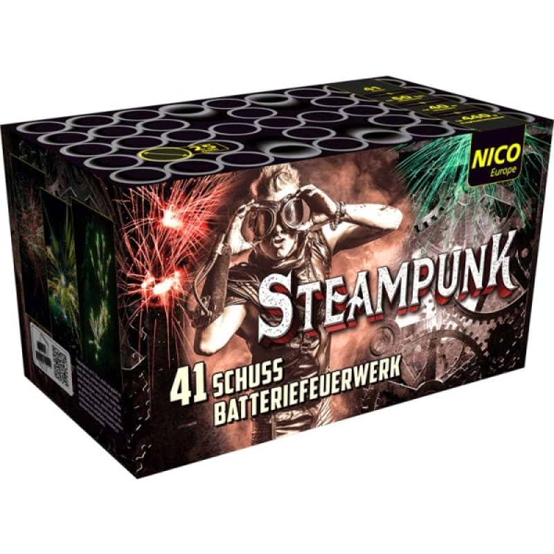 STEAMPUNK 41 Schuss 25mm Feuerwerk kaufen in Frauenfeld - Felix Feuerwerk