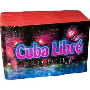 CUBA LIBRE 62 Schuss - Batterien Töpfe Variationen Feuerwerk kaufen Frauenfeld