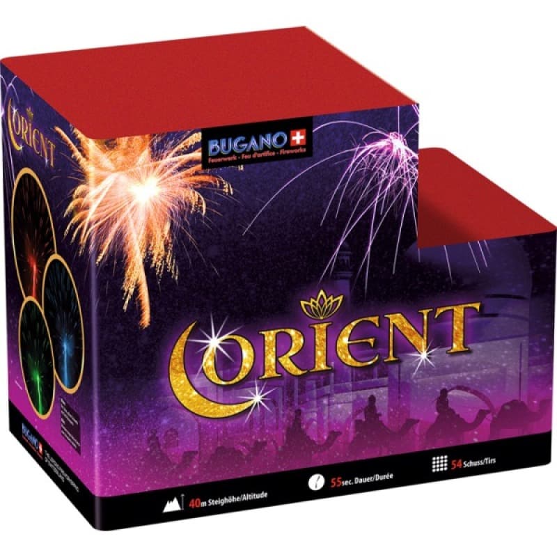 ORIENT 54 Schuss 25-55mm Feuerwerk kaufen in Frauenfeld - Felix Feuerwerk
