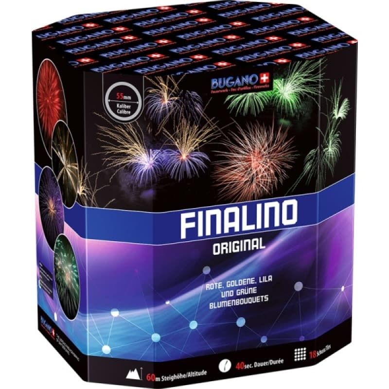 FINALINO ORIGINAL 18 Schuss - Batterien Töpfe Variationen Feuerwerk kaufen Frauenfeld