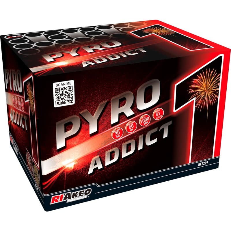 PYRO ADDICT 1 - 51 Schuss 30mm - Batterien Töpfe Variationen Feuerwerk kaufen Frauenfeld