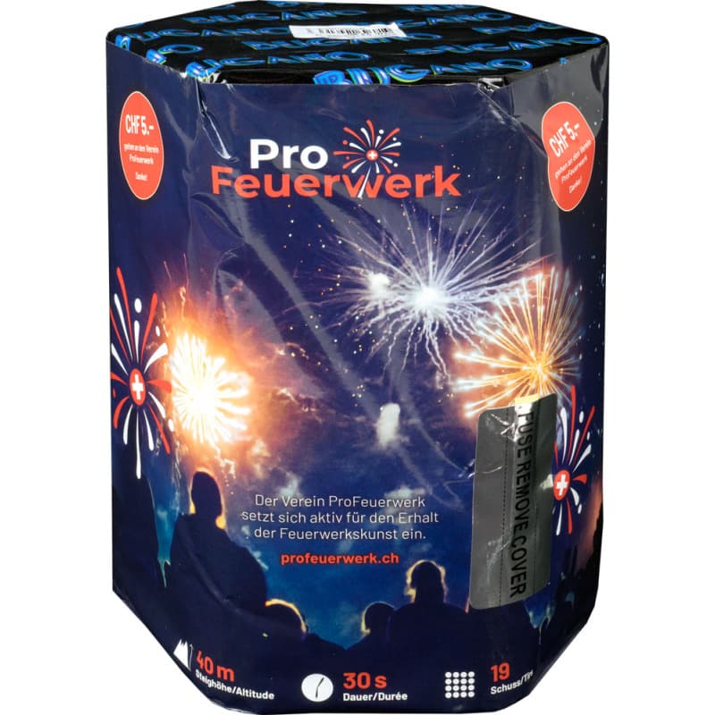 ProFeuerwerk ASTRAL 19 Schuss Feuerwerk kaufen in Frauenfeld - Felix Feuerwerk