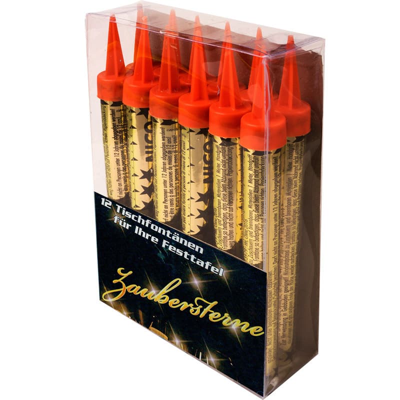 ZIMMERFONTÄNEN 12er Box ca.50s Feuerwerk kaufen in Frauenfeld - Felix Feuerwerk