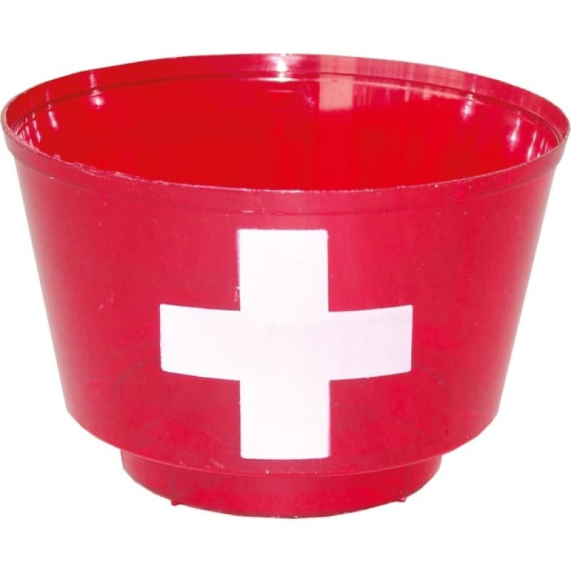 LEUCHTBECHER ROT mit CH-Kreuz Feuerwerk kaufen in Frauenfeld - Felix Feuerwerk