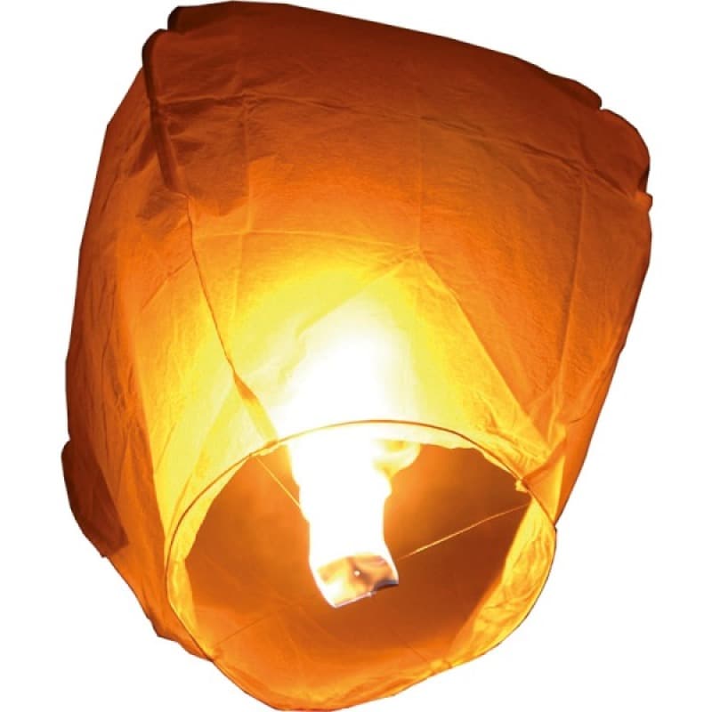 HIMMELSLATERNE WEISS ca. 1m - Illuminationsartikel Feuerwerk kaufen Frauenfeld