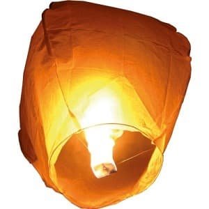HIMMELSLATERNE WEISS ca. 1m - Illuminationsartikel Feuerwerk kaufen Frauenfeld