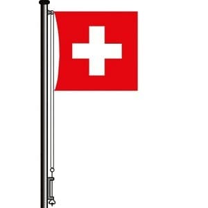 HISSFAHNE 100/100 CH-KREUZ - Fahnen zum Hissen Feuerwerk kaufen Frauenfeld