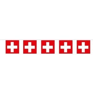 GIRLANDE 5m CH-KREUZ PVC - Dekoration 1. August Feuerwerk kaufen Frauenfeld