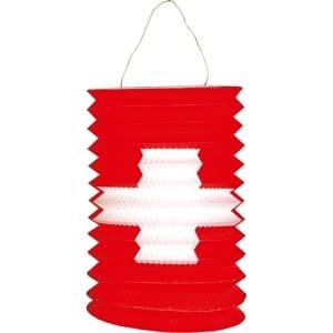 ZUGLAMPION CH-KREUZ  ca. 25cm - Lampion 1. August Feuerwerk kaufen Frauenfeld