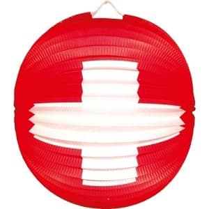 LAMPION CH-KREUZ RUND     25cm - Lampion 1. August Feuerwerk kaufen Frauenfeld
