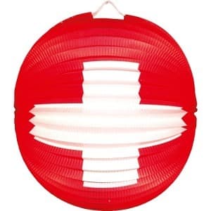 LAMPION CH-KREUZ rund     33cm - Lampion 1. August Feuerwerk kaufen Frauenfeld
