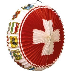 LAMPION CH-KREUZ oval     30cm - Lampion 1. August Feuerwerk kaufen Frauenfeld