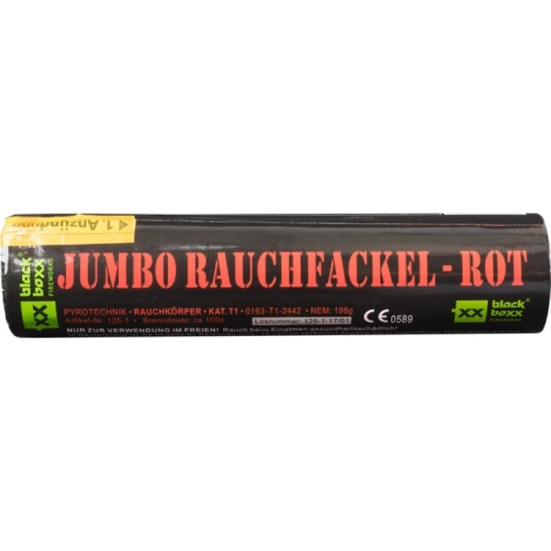 JUMBO RAUCHFACKEL ROT - Rauchartikel Feuerwerk kaufen Frauenfeld