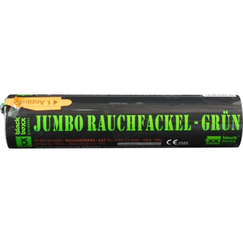JUMBO RAUCHFACKEL GRÜN - Rauchartikel Feuerwerk kaufen Frauenfeld