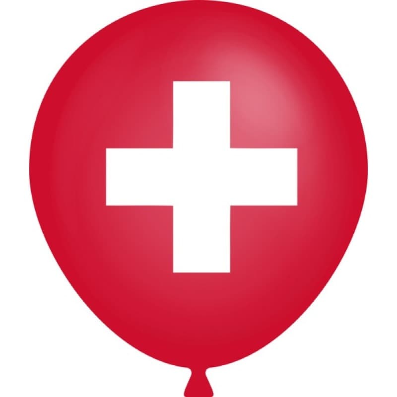 BALLONE SCHWEIZERKREUZ 100 STK Feuerwerk kaufen in Frauenfeld - Felix Feuerwerk