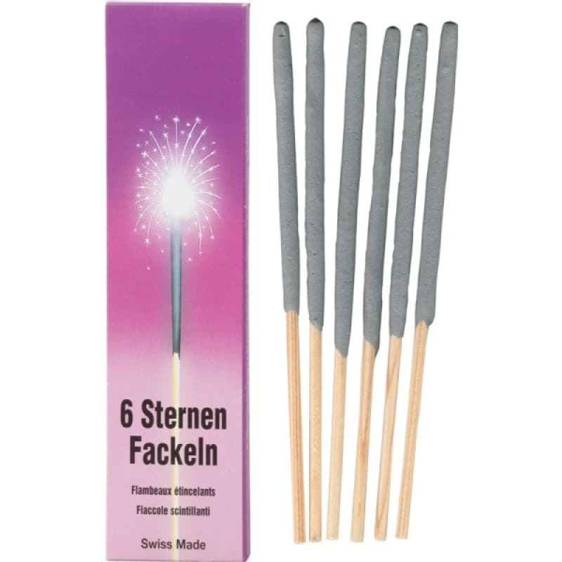 BENGALFACKEL STERNE 6 STK 20cm Feuerwerk kaufen in Frauenfeld - Felix Feuerwerk