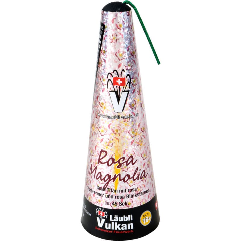 ROSA MAGNOLIA VULKAN 45 Sek. - Vulkane Zuckerstöcke Feuerwerk kaufen Frauenfeld