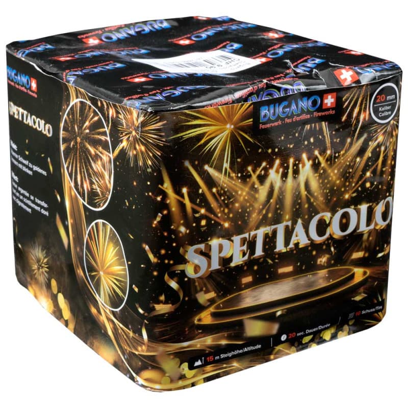 SPETTACOLO 10 Schuss Gold - Batterien Töpfe Variationen Feuerwerk kaufen Frauenfeld