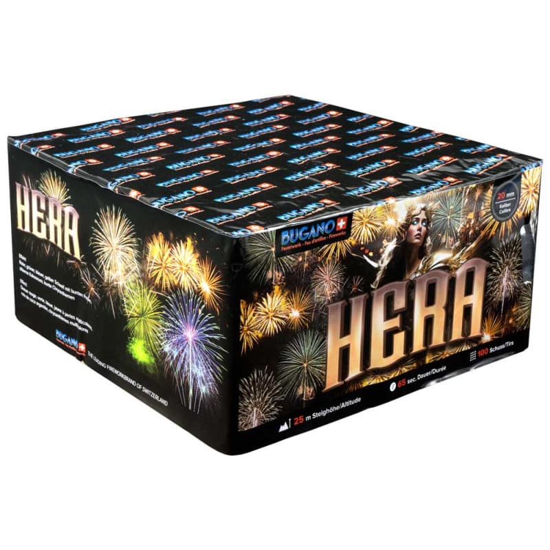 HERA Batterie 100 Schuss 20mm - Batterien Töpfe Variationen Feuerwerk kaufen Frauenfeld