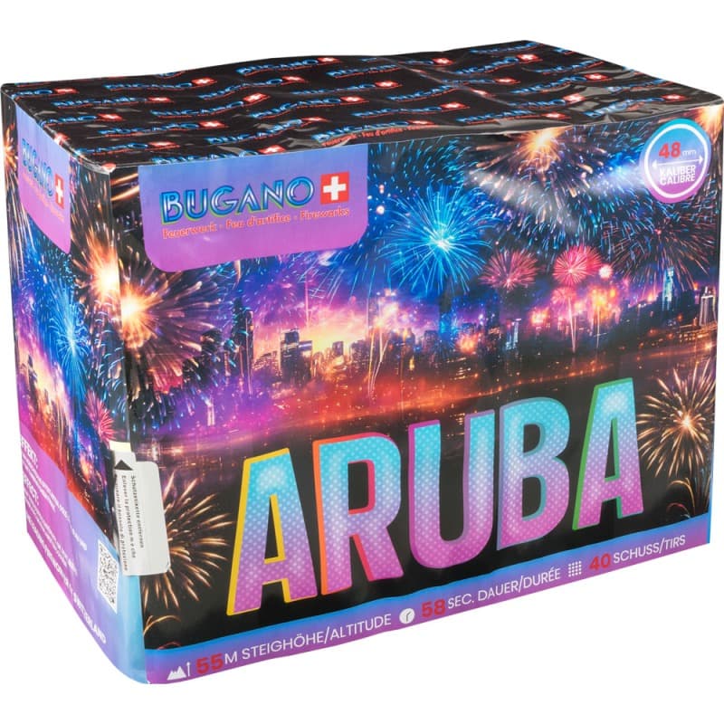 ARUBA 40 SCHUSS MULTIKALIBER - Batterien Töpfe Variationen Feuerwerk kaufen Frauenfeld