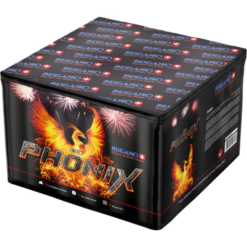 PHÖNIX 74 Schuss 25-30 mm - Batterien Töpfe Variationen Feuerwerk kaufen Frauenfeld