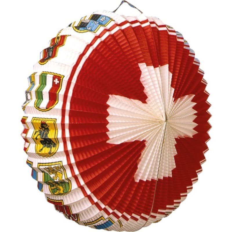 LAMPION CH-KREUZ oval 30cm - Lampion 1. August Feuerwerk kaufen Frauenfeld